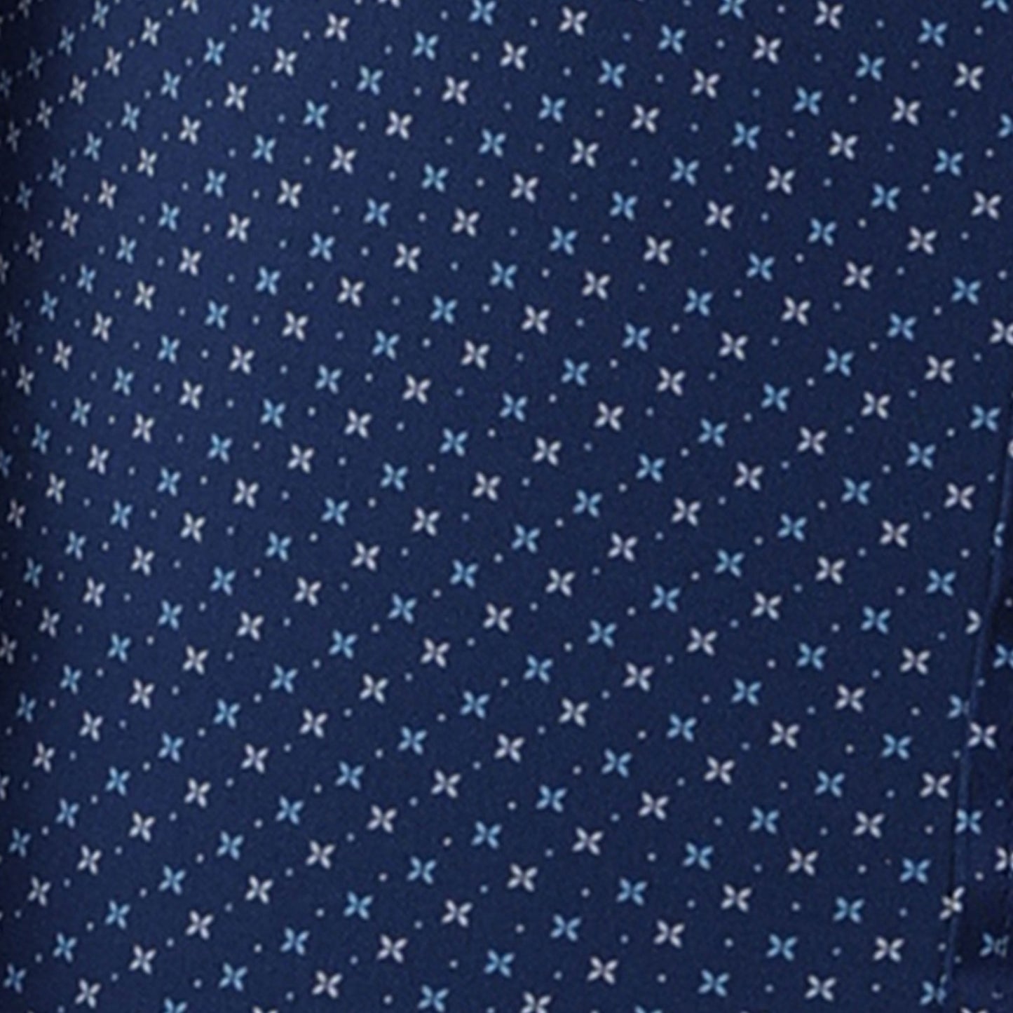 Quattro Flex Dress Shirt with Semi-Spread Collar Polo Los Cabos Blue Star